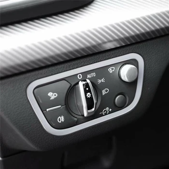 WELKINRY car auto cover for Audi Q5 FY 2018 2019 ABS chrome console front head lamp light headlight switch button knob trim
WELKINRY car auto cover for Audi Q5 FY 2018 2019 ABS chrome console front head lamp light headlight switch button knob trim