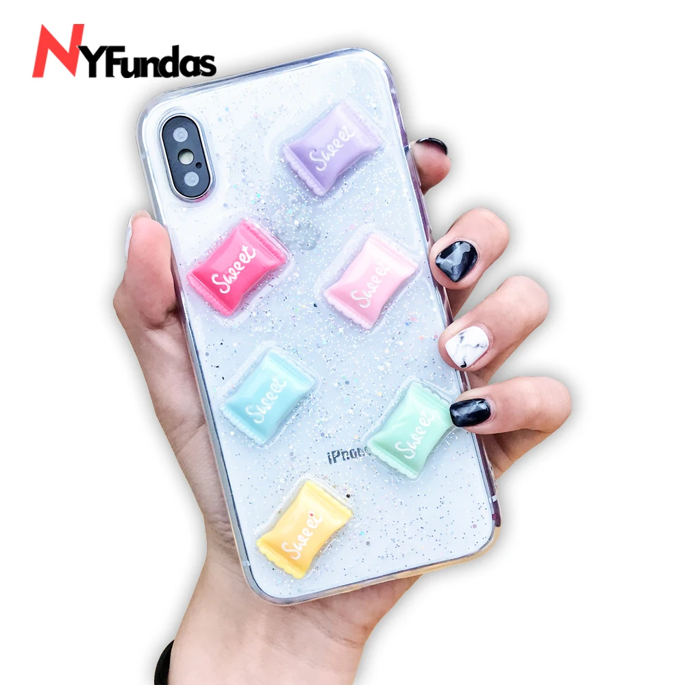 NYFundas Conque для iPhone 8 Plus 7 6 S X 10 чехол пастельного цвета силиконовый мягкий задней