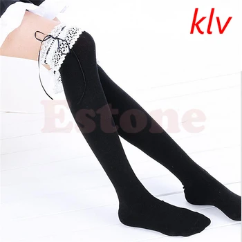 KLV 2018 New Fashion Women's Lace Top Ribbon Stockings Cotton Sexy Stockings High Over The Knee Long Stocking For Girls Ladies
KLV 2018 New Fashion Women's Lace Top Ribbon Stockings Cotton Sexy Stockings High Over The Knee Long Stocking For Girls Ladies