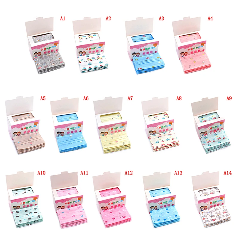 50Pcs Non-Woven Medical Earloop Respirator Cover Cartoon 3 Layer Mouth Face Mask Child Kids Disposable Anti Dust Mouth Mask
50Pcs Non-Woven Medical Earloop Respirator Cover Cartoon 3 Layer Mouth Face Mask Child Kids Disposable Anti Dust Mouth Mask