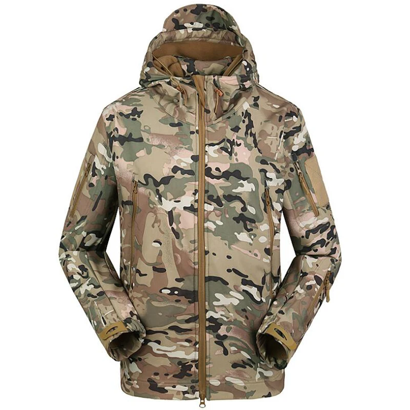 

Jacket Lurker Shark Skin Soft Shell V5 Military Tactical Jackets Men Outdoor Waterproof Windproof Coat Army Camo CP ACU Clothing