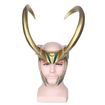 Halloween Loki Cosplay PVC Mask Half Face Mask -Golden Giant Horns Helmet Loki Mask Cosplay For Adult
Halloween Loki Cosplay PVC Mask Half Face Mask -Golden Giant Horns Helmet Loki Mask Cosplay For Adult