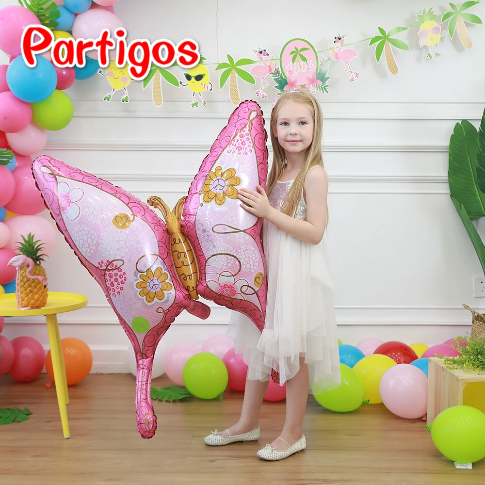 Large 39inch butterfly foil balloons pink/purple helium balloons happy birthday party supplies wedding party decoration balls
Large 39inch butterfly foil balloons pink/purple helium balloons happy birthday party supplies wedding party decoration balls