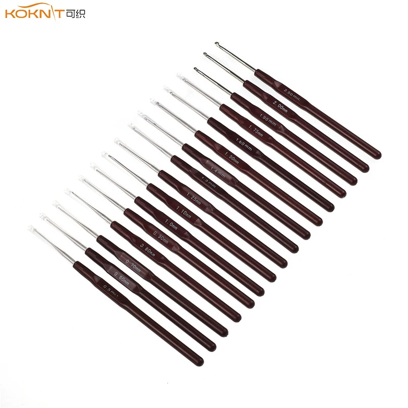 KOKNIT 16pcs Crochet Hooks Set Mix 0.5mm-2.5mm Lace Yarn Weave Knitting Needles Small Hooks For Knitting Dolls Crochet Needles
KOKNIT 16pcs Crochet Hooks Set Mix 0.5mm-2.5mm Lace Yarn Weave Knitting Needles Small Hooks For Knitting Dolls Crochet Needles