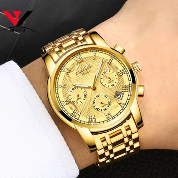 NIBOSI Men Sport Watch Quartz Clock Mens Watches Top Brand Luxury Full Steel Waterproof Gold Wrist Watch Gift Relogio Masculino
NIBOSI Men Sport Watch Quartz Clock Mens Watches Top Brand Luxury Full Steel Waterproof Gold Wrist Watch Gift Relogio Masculino