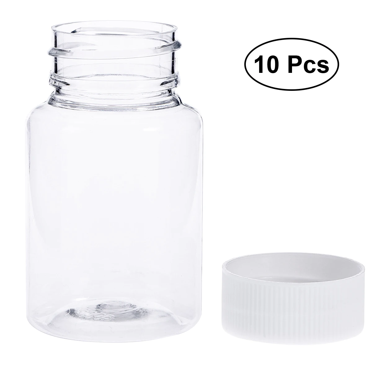 10Pcs 80ml PET Pill Container Storage Bottles Medicine Tablet Storage Holder Pill Dispenser Pill Case with White Cap
10Pcs 80ml PET Pill Container Storage Bottles Medicine Tablet Storage Holder Pill Dispenser Pill Case with White Cap