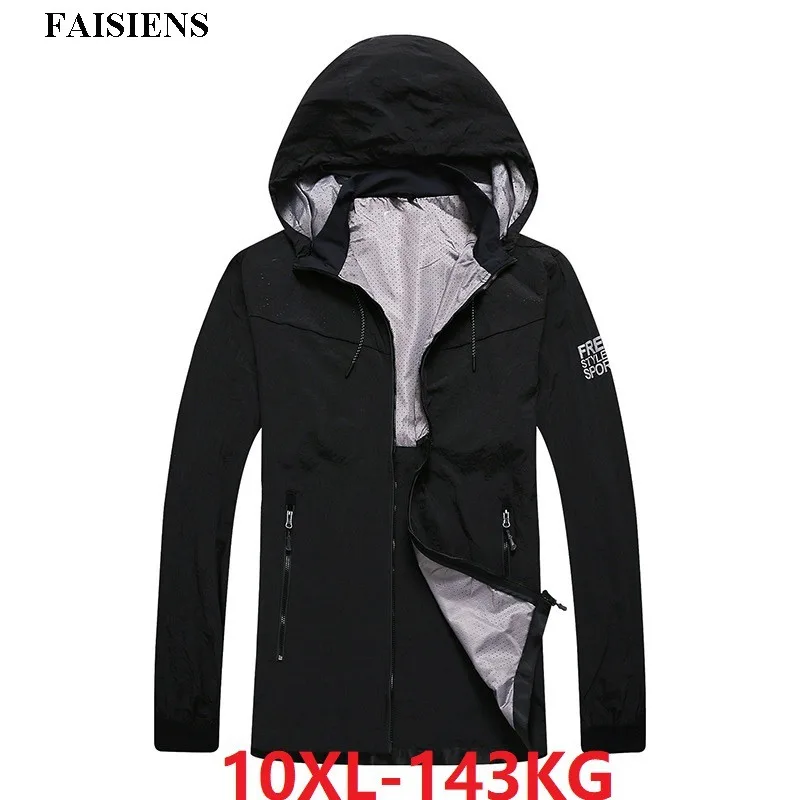 FAISIENS Hipster Men Plus Large Size Big 5XL Windbreaker Pocket Autumn Jackets 8XL 9XL 10XL Navy Blue Casual Hooded Trench Coat
FAISIENS Hipster Men Plus Large Size Big 5XL Windbreaker Pocket Autumn Jackets 8XL 9XL 10XL Navy Blue Casual Hooded Trench Coat