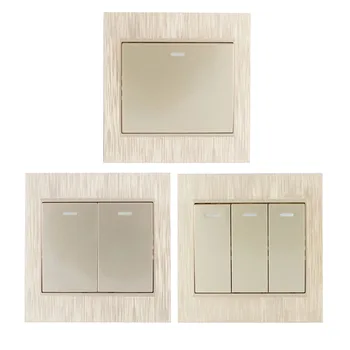 86 Wall Panel Gold Wireless Remote Transmitter 1 2 3 Channel Sticky RF TX Smart For Home Living Room Bedroom 315 / 433.92 MHZ
86 Wall Panel Gold Wireless Remote Transmitter 1 2 3 Channel Sticky RF TX Smart For Home Living Room Bedroom 315 / 433.92 MHZ