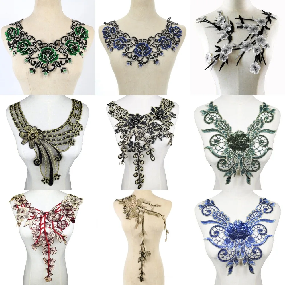 1pc Embroidery Flower Long Lace Neckline Fabric DIY Lace Collar Fabric For Sewing Supplies Craft Scrapbooking
1pc Embroidery Flower Long Lace Neckline Fabric DIY Lace Collar Fabric For Sewing Supplies Craft Scrapbooking