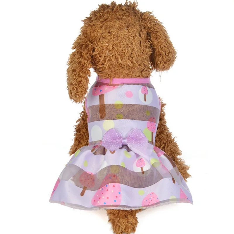 Pet Dog Beautiful Wedding Dress Clothes Print Polyester Summer Cool Dresses For Small Dogs DC795
Pet Dog Beautiful Wedding Dress Clothes Print Polyester Summer Cool Dresses For Small Dogs DC795