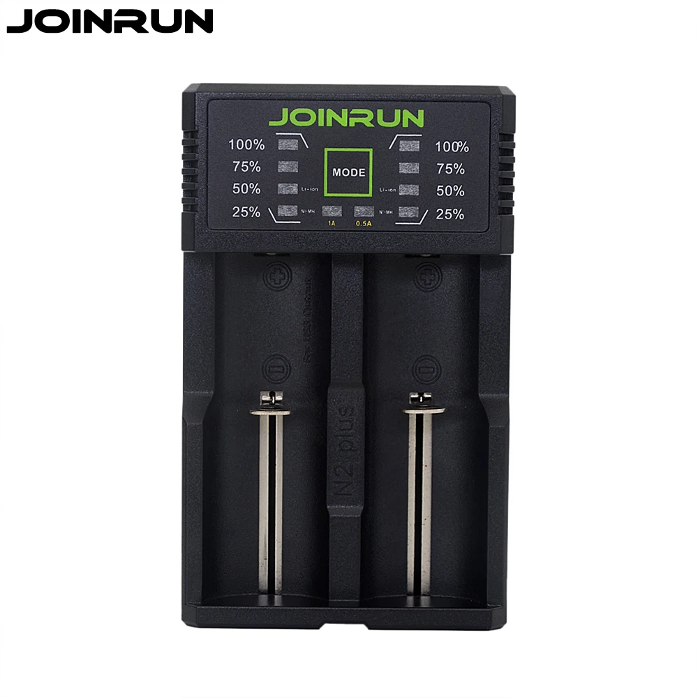 Original Joinrun N2 Plus 18650 charger with Power Bank Function for Ni-MH Lithium 18650 26650 18350 14500 Battery charger
Original Joinrun N2 Plus 18650 charger with Power Bank Function for Ni-MH Lithium 18650 26650 18350 14500 Battery charger