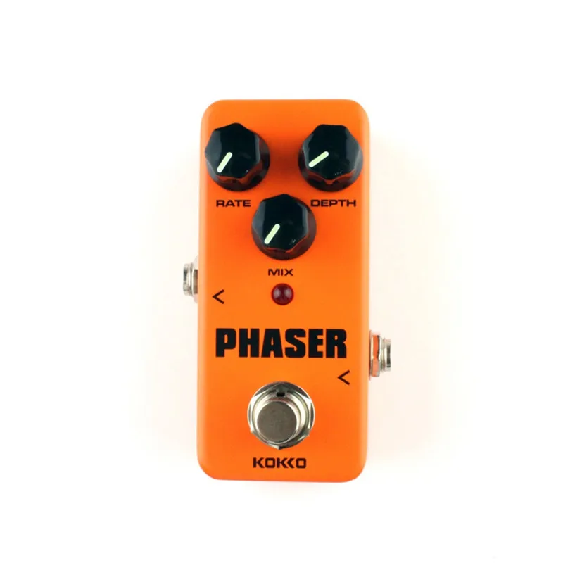 Image KOKKO FPH2 Orange Mini Electric Guitar Amplifier OD Effect Pedal Guitarra Pedal Phaser Portatil For Musical Instruments Parts