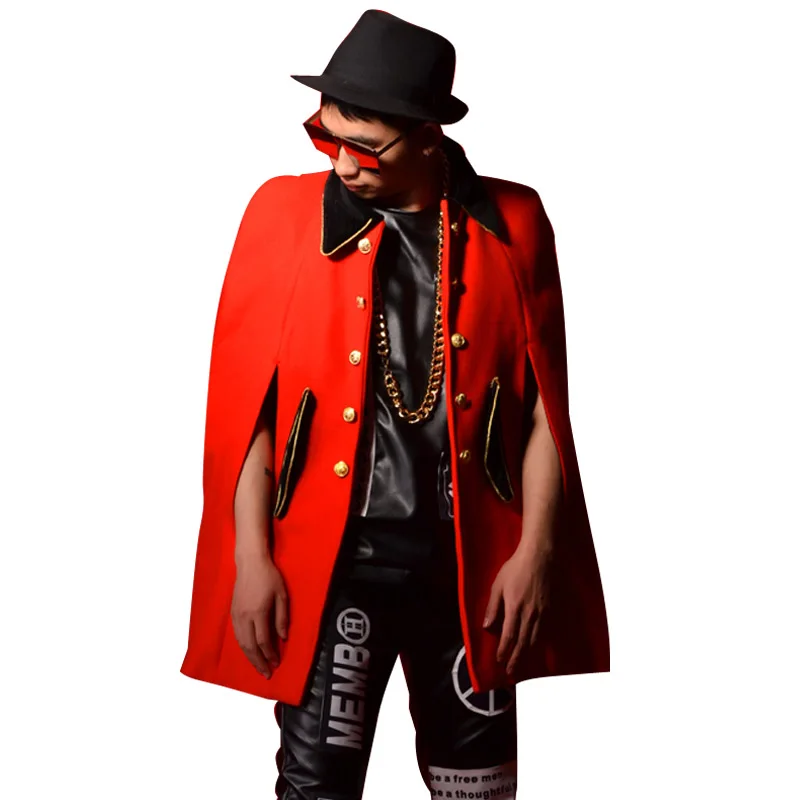 Tailor-made Men Wool Cloak Trench Coat Male Women Fashion Casual Woolen Cardigan Coat Hip Hop Stage Show Costumes
Tailor-made Men Wool Cloak Trench Coat Male Women Fashion Casual Woolen Cardigan Coat Hip Hop Stage Show Costumes