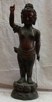 USPS to USA S2248 22" Tibet Buddhism Bronze Stand Lotus young Shakyamuni Amitabha Buddha Statue
USPS to USA S2248 22" Tibet Buddhism Bronze Stand Lotus young Shakyamuni Amitabha Buddha Statue