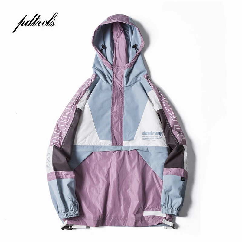 New Arrival Fashion Brand Color Black Patchwork Print Men Hooded Jackets Hip Hop Autumn Casual Male Pullover Wincheater Coats
New Arrival Fashion Brand Color Black Patchwork Print Men Hooded Jackets Hip Hop Autumn Casual Male Pullover Wincheater Coats