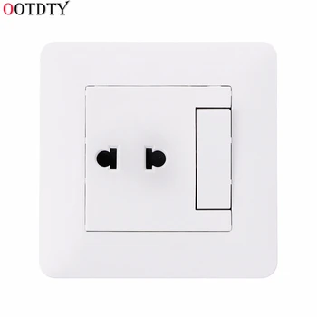 2 Hole Universal Power Socket With 1 Gang 2 Way Light Switch Porcelain White 250V 10A
2 Hole Universal Power Socket With 1 Gang 2 Way Light Switch Porcelain White 250V 10A