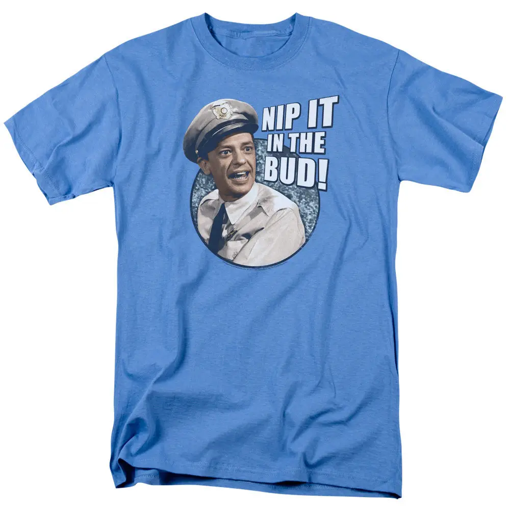 

Andy Griffith Show Barney Fife NIP IT IN THE BUD! Adult T-Shirt All Sizes Cool Casual pride t shirt men Unisex Fashion tshirt