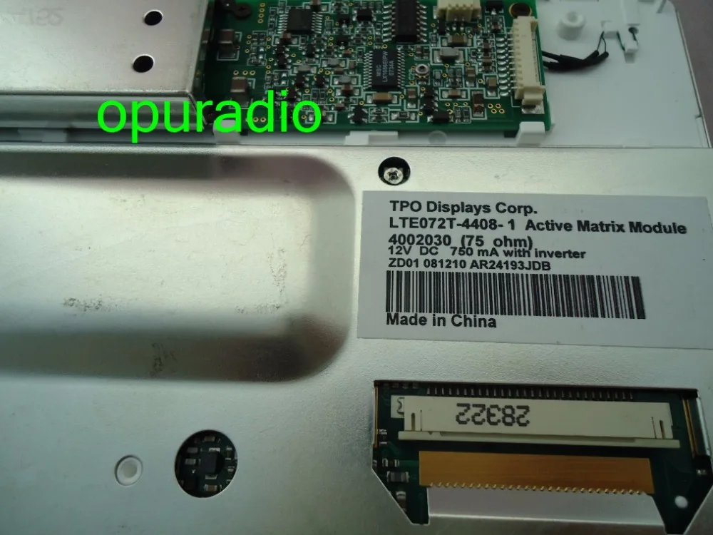 LTE072T-4408-1 for Peugeot Bentley screen\'_