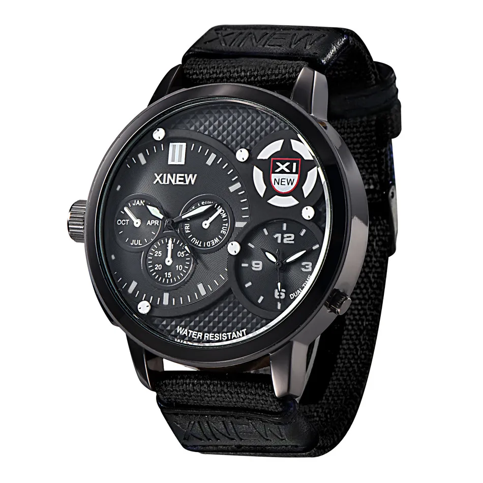 Men's canvas watch 2018 simple Arabic scale double dial fashion business waterproof sports quartz wrist watch montre homme a70
Men's canvas watch 2018 simple Arabic scale double dial fashion business waterproof sports quartz wrist watch montre homme a70