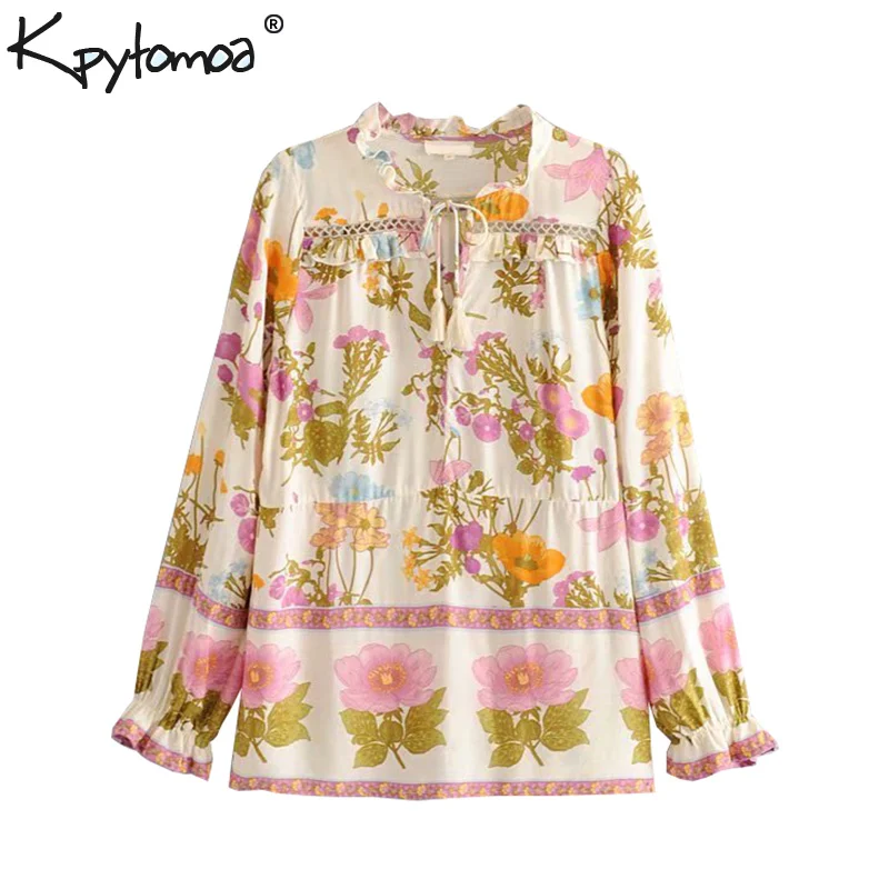 Boho Chic Summer Tops Vintage Floral Print Ruffled Blouses Women 2019 Fashion Lace Up Tassel Patchwork Beach Shirts Blusas Mujer
Boho Chic Summer Tops Vintage Floral Print Ruffled Blouses Women 2019 Fashion Lace Up Tassel Patchwork Beach Shirts Blusas Mujer