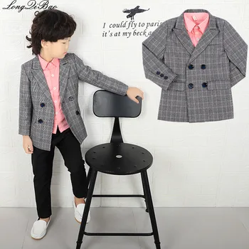 High quality children's clothing jacket autumn boy suit jacket children's jacket coat lapel single western lattice Korean versio
High quality children's clothing jacket autumn boy suit jacket children's jacket coat lapel single western lattice Korean versio