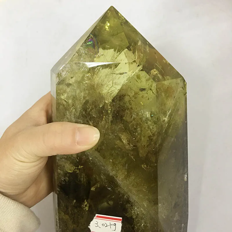 Best selling natural rough citrine quartz crystal point crystal wand for fengshui decoration MJP
Best selling natural rough citrine quartz crystal point crystal wand for fengshui decoration MJP
