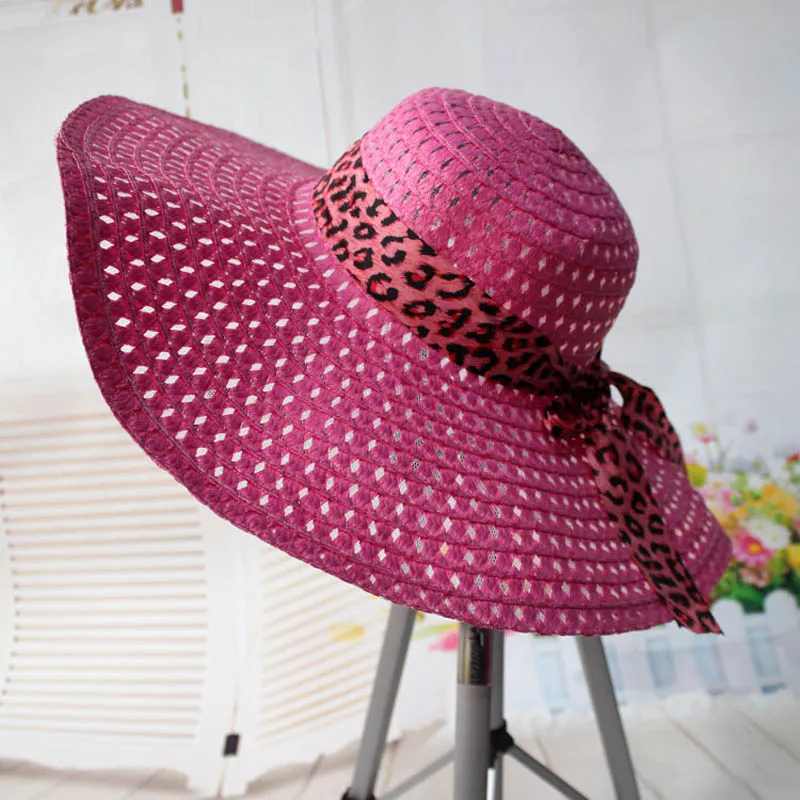 Droppshiping Women Straw Sun Hat With Leopard Ribbon Wide Brim Floppy Foldable Cap Summer Beach Sunhat dg88
Droppshiping Women Straw Sun Hat With Leopard Ribbon Wide Brim Floppy Foldable Cap Summer Beach Sunhat dg88