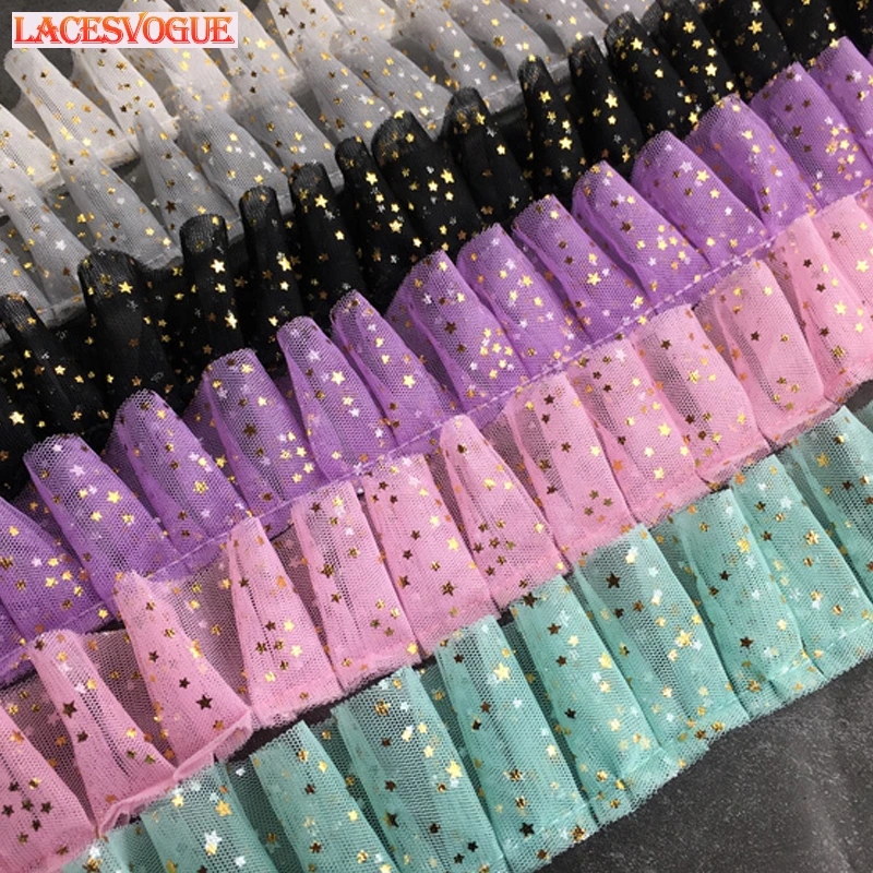 6yards 5cm Pleated lace ribbon Bubble Skirt Ruffle Mesh Lace Lace trimmings for sewing Patchwork lace material width 5cm LAVO574
6yards 5cm Pleated lace ribbon Bubble Skirt Ruffle Mesh Lace Lace trimmings for sewing Patchwork lace material width 5cm LAVO574