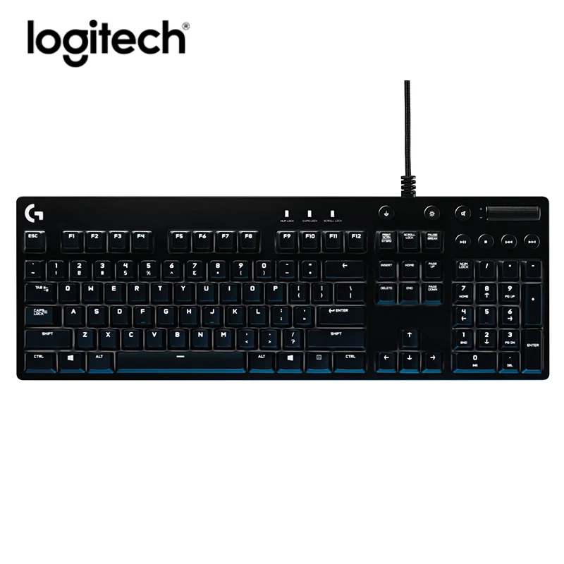 Logitech G610 Wired Gaming Mechanical Keyboard Laptop PC Gamer Original Backlight Red Blue Brown Axis Anti-collision Keybord
Logitech G610 Wired Gaming Mechanical Keyboard Laptop PC Gamer Original Backlight Red Blue Brown Axis Anti-collision Keybord