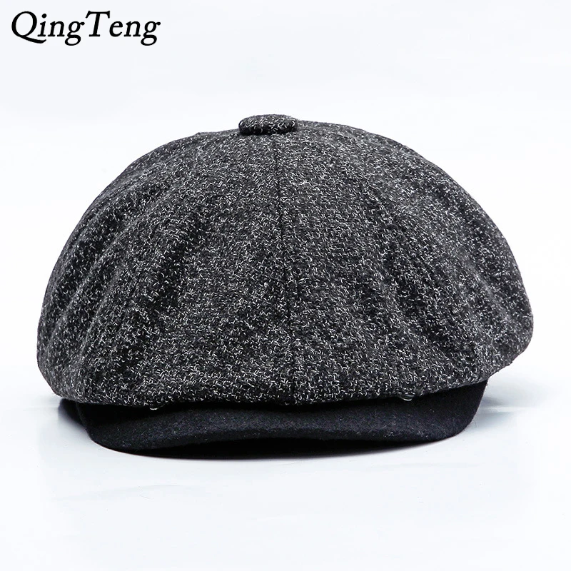New Retro Men Newsboy Caps Solid Color Polyol Warm Winter Octagonal Hat Male Female Gatsby Retro Flat Caps Men'S Beret Hat
New Retro Men Newsboy Caps Solid Color Polyol Warm Winter Octagonal Hat Male Female Gatsby Retro Flat Caps Men'S Beret Hat
