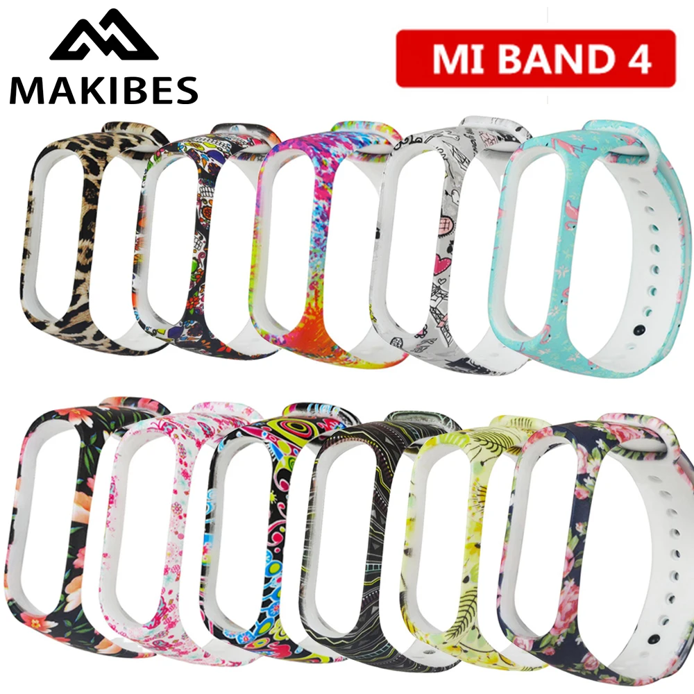 Original Painted pattern Replacement Leopard Strap Silicon Waterproof clock watches Watch Band for Xiaomi Mi Band 4/3 Bracelet
Original Painted pattern Replacement Leopard Strap Silicon Waterproof clock watches Watch Band for Xiaomi Mi Band 4/3 Bracelet