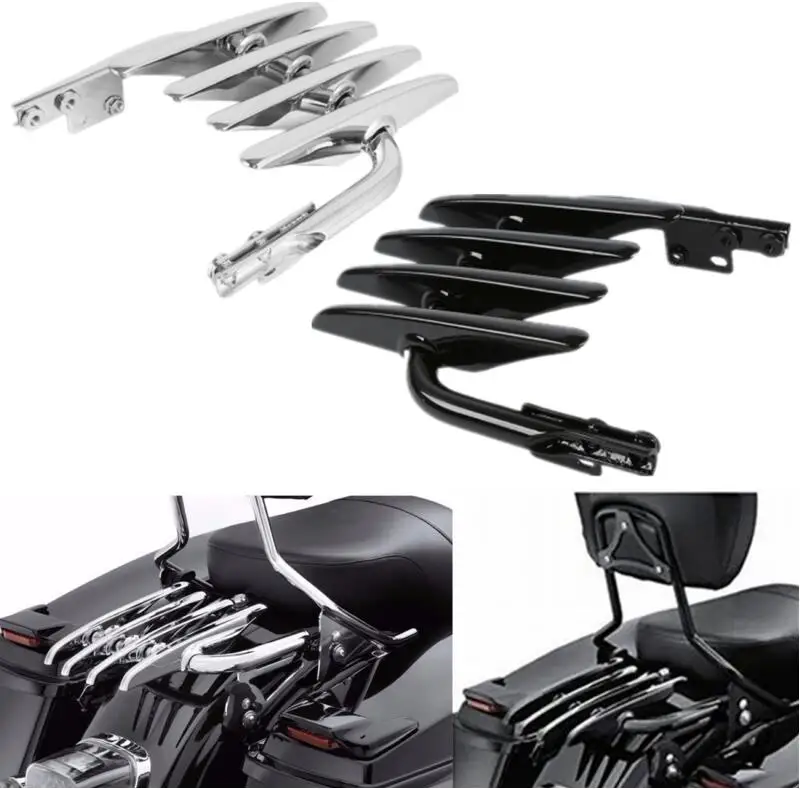 Motorcycle Stealth Luggage Rack for Harley Electra Street Glide Road King FLHX FLHT
Motorcycle Stealth Luggage Rack for Harley Electra Street Glide Road King FLHX FLHT