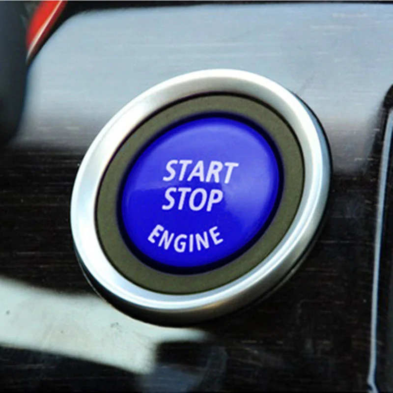 Start Stop Engine Motor Schalter Zündschalter Für BMW E90 E91 E60 E61 E84 Blau