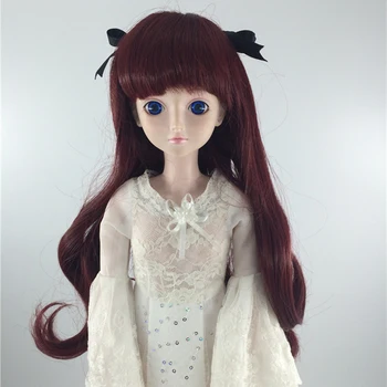 Cateleya BJD wig 1/3 1/4 1/6 1/8 doll hair can be customized in a variety of colors Neat bangs long curly hair
Cateleya BJD wig 1/3 1/4 1/6 1/8 doll hair can be customized in a variety of colors Neat bangs long curly hair