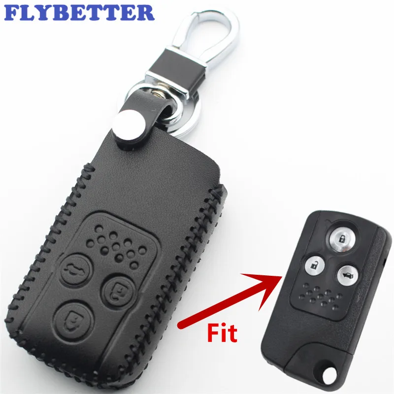 FLYBETTER Genuine Leather 3Button Keyless Entry Smart Key Case Cover For Honda Civic/Accord/CR-V/Odyssey Car Styling L402
FLYBETTER Genuine Leather 3Button Keyless Entry Smart Key Case Cover For Honda Civic/Accord/CR-V/Odyssey Car Styling L402