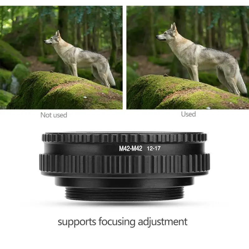 M42 to M42 Adjustable Focusing Helicoid Lens Adapter Macro Tube Accessory 12-17mm 17-31mm 25-55mm 36-90mm Focusing Helicoid Tube
M42 to M42 Adjustable Focusing Helicoid Lens Adapter Macro Tube Accessory 12-17mm 17-31mm 25-55mm 36-90mm Focusing Helicoid Tube