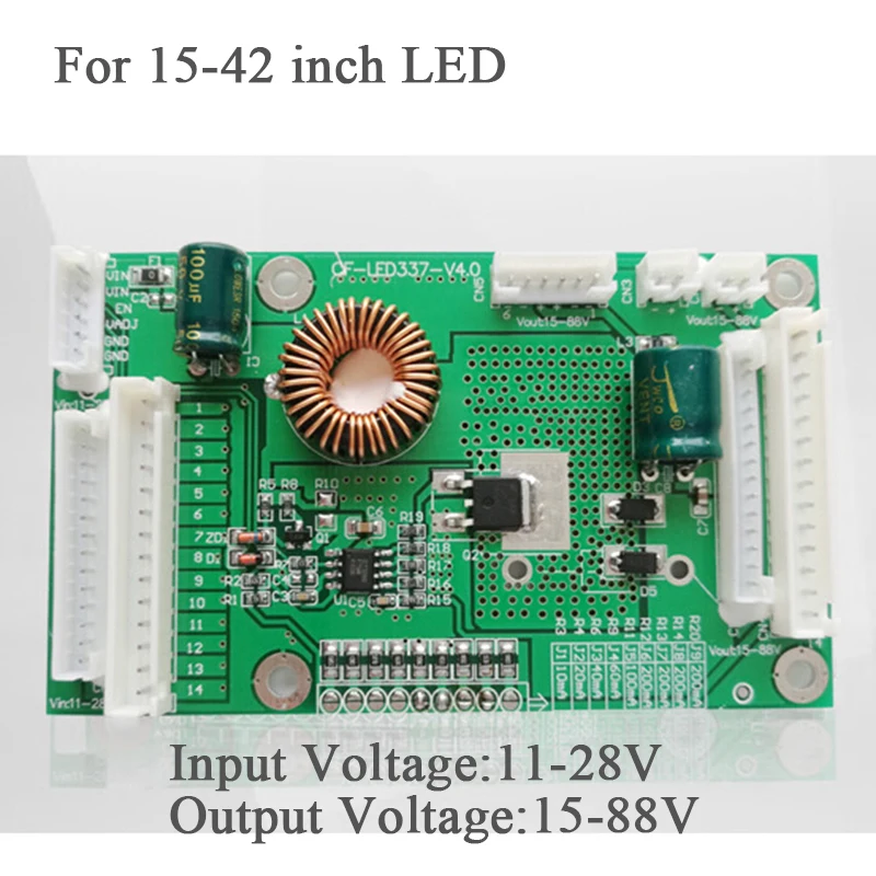 15-42 Inch Universal LED Backlight Driver Board Constant Current Step-Up Board Boost Repair Modified Board FOR LED TV Monitor
15-42 Inch Universal LED Backlight Driver Board Constant Current Step-Up Board Boost Repair Modified Board FOR LED TV Monitor