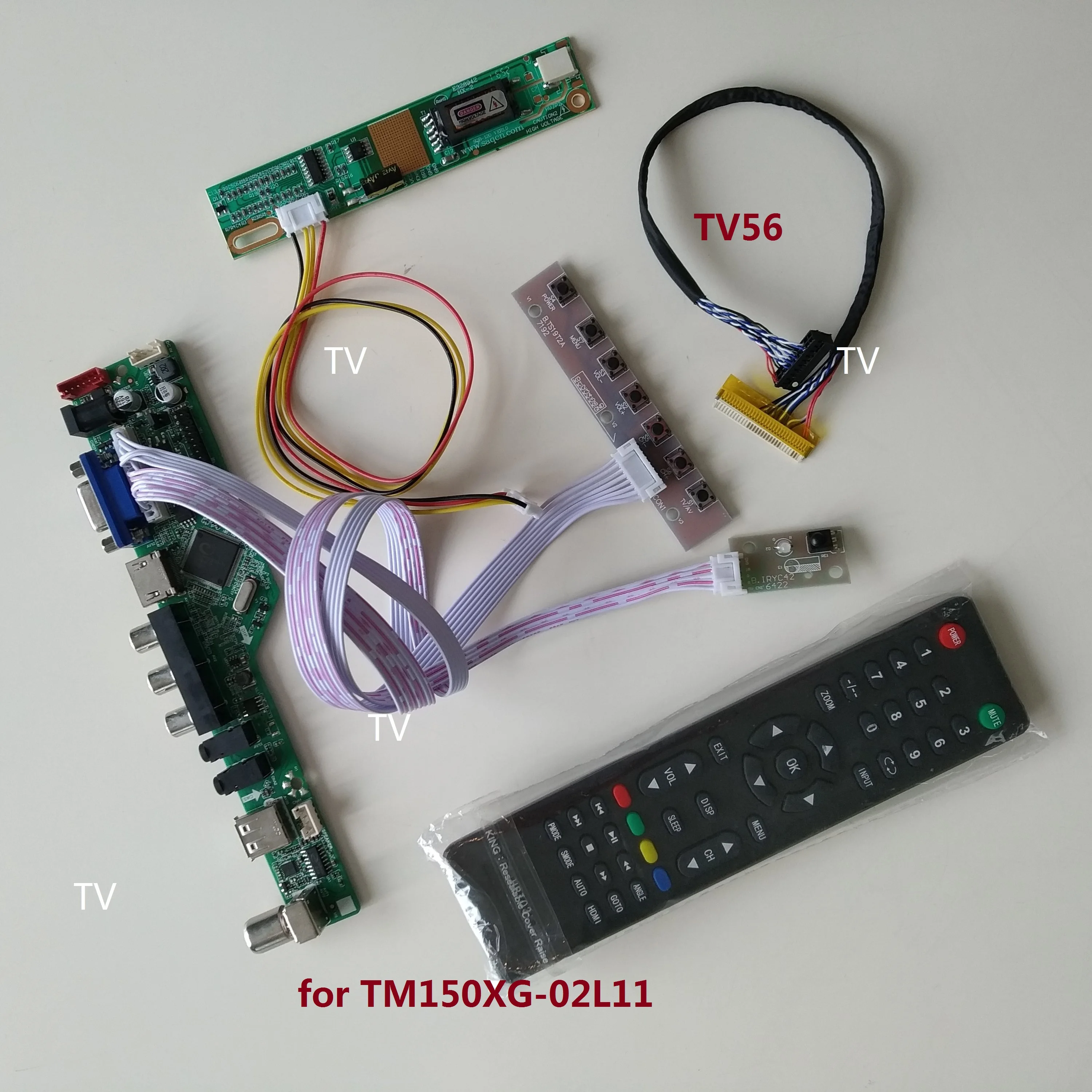 30 контактный USB VGA LCD светодиодный TV HDMI AUDIO 1 CCFL лампы плата драйвера diy комплект для