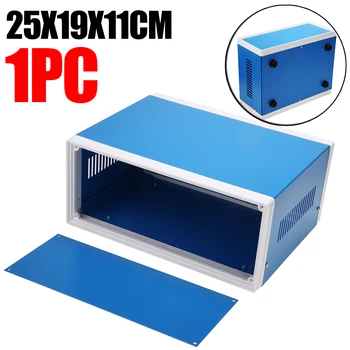 Durable Blue Metal Electronic Enclosures DIY Project Switch Junction Box Electronic Project Case for Flat head M3 25*19*11cm
Durable Blue Metal Electronic Enclosures DIY Project Switch Junction Box Electronic Project Case for Flat head M3 25*19*11cm