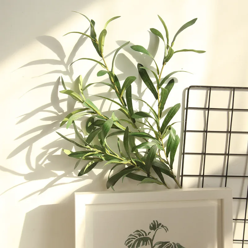 Leaves 6 fork olive branch artificial flower home decoration wedding bouquet plant flower wall fake flowers
Leaves 6 fork olive branch artificial flower home decoration wedding bouquet plant flower wall fake flowers