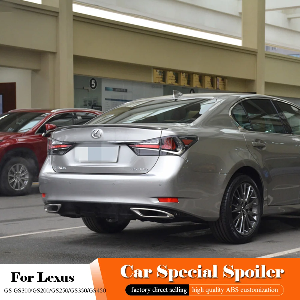 For Lexus GS GS300 GS200 GS250 GS350 GS450 Black Spoiler 2012 to 2017 ABS Plastic Unpainted Primer Rear Trunk Boot Wing Spoiler
For Lexus GS GS300 GS200 GS250 GS350 GS450 Black Spoiler 2012 to 2017 ABS Plastic Unpainted Primer Rear Trunk Boot Wing Spoiler