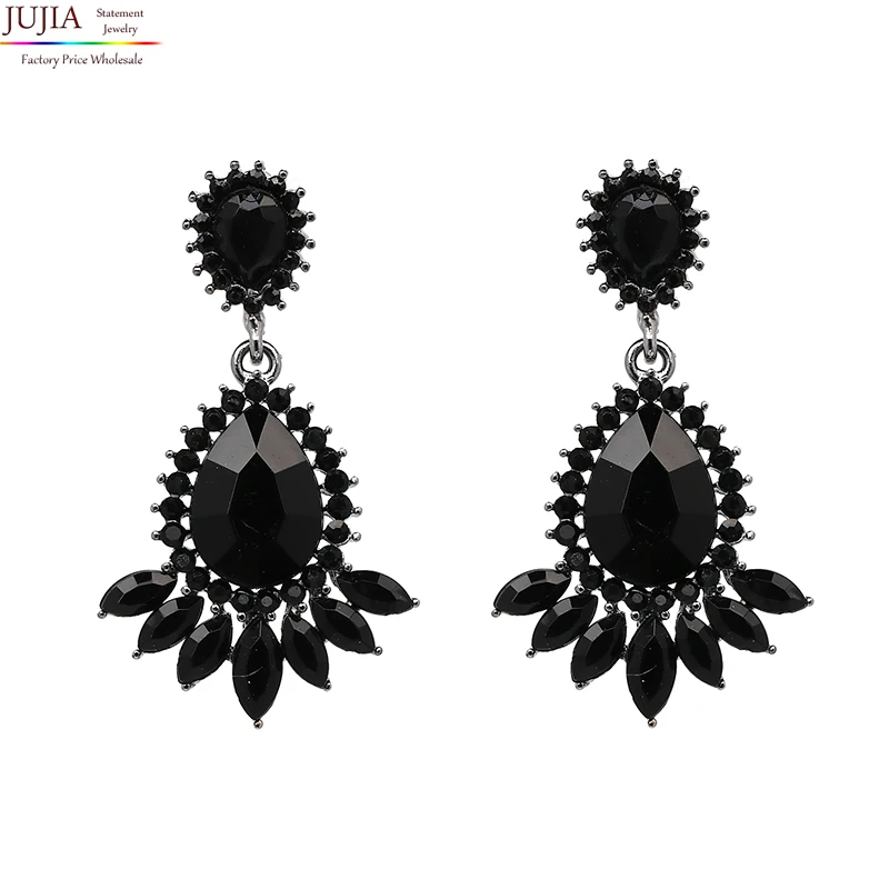 JUJIA 3 colors Elegant Long Big Crystal Bridal Dangle Drop Earrings For Wedding Jewelry
JUJIA 3 colors Elegant Long Big Crystal Bridal Dangle Drop Earrings For Wedding Jewelry