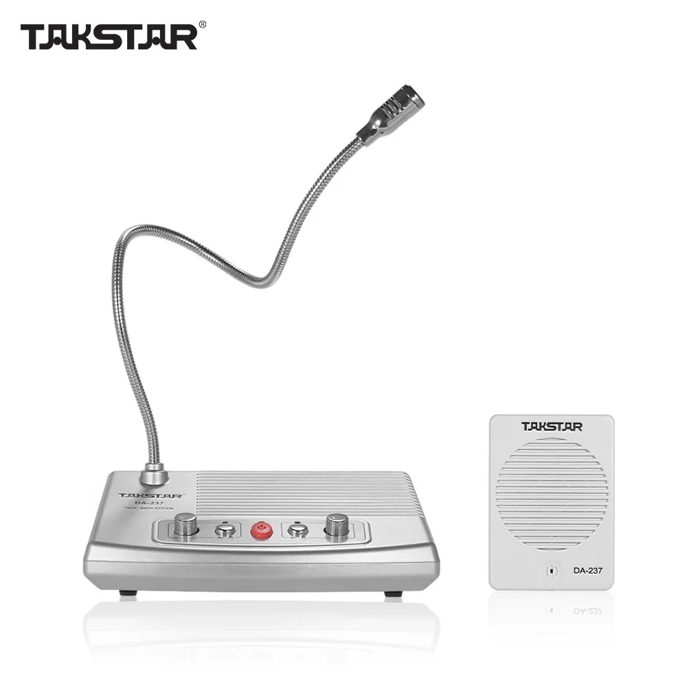 TAKSTAR DA-237 Talk-back System Hot Full-duplex Interphone Bank & Ticket & Cash Window Non-visual Intercom System Free Shipping
TAKSTAR DA-237 Talk-back System Hot Full-duplex Interphone Bank & Ticket & Cash Window Non-visual Intercom System Free Shipping