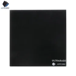 ANYCUBIC Ultrabase 3D Платформа для печати с подогревом, встроенная поверхность, стеклянная пластина, тепловая 310x310x4 мм для Mega I3 MK2 MK3, Горячая кровать