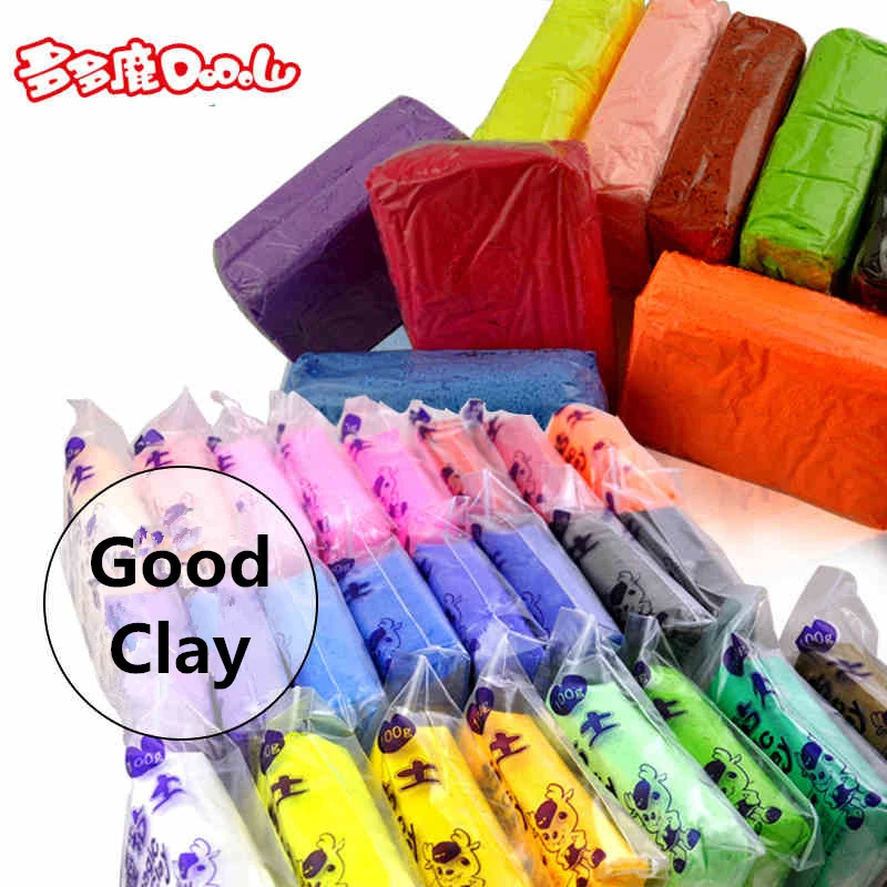 DoDoLu Retail 5*100g/bag 12 Colors DIY Safe and Nontoxic Malleable Fimo Polymer Clay Playdough Soft Power Toys Gift for Child
DoDoLu Retail 5*100g/bag 12 Colors DIY Safe and Nontoxic Malleable Fimo Polymer Clay Playdough Soft Power Toys Gift for Child