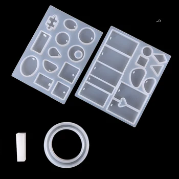 DIY Bracelet Pendant Jewelry Casting Molds, Silicone Resin Jewelry Molds Set DIY Making Tool Crafting Pendant Earrings
DIY Bracelet Pendant Jewelry Casting Molds, Silicone Resin Jewelry Molds Set DIY Making Tool Crafting Pendant Earrings