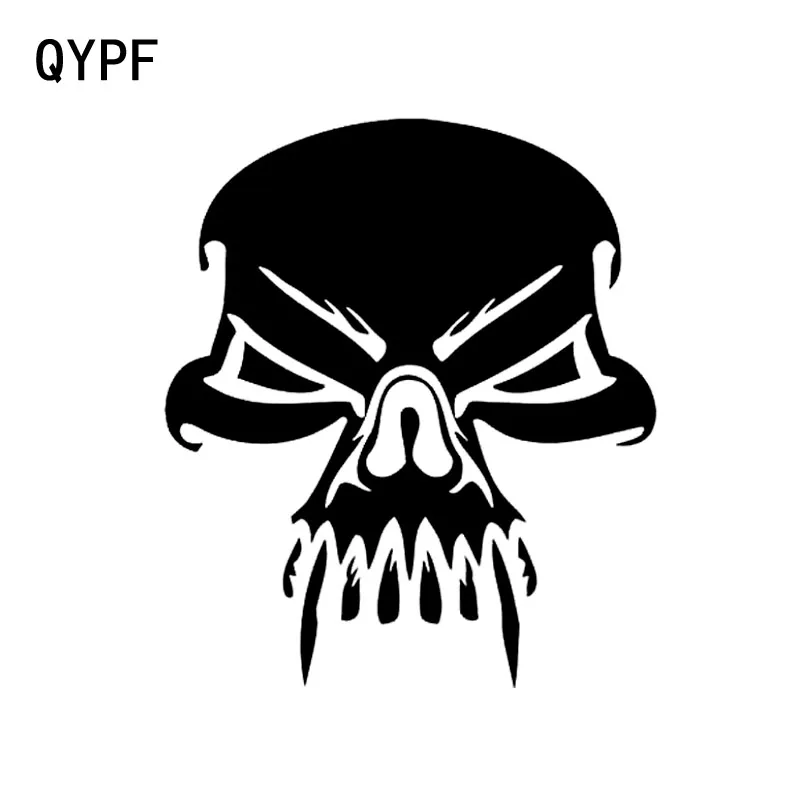 QYPF 13.7CM*15.8CM Interesting Lovely Small Teeth Skull Graphic Car Sticker Black/Silver Vinyl S9-2112
QYPF 13.7CM*15.8CM Interesting Lovely Small Teeth Skull Graphic Car Sticker Black/Silver Vinyl S9-2112