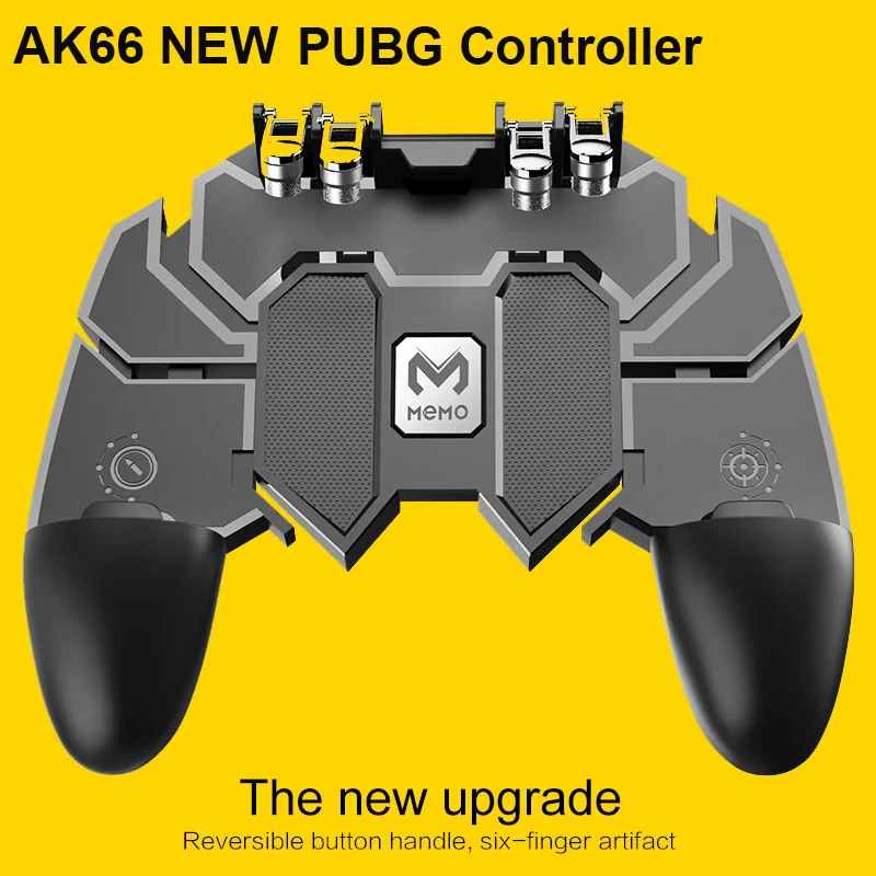Mobile PUBG Controller Turnover Button Gamepad for PUBG IOS Android Six 6 Finger Operating Gamepad Peripherals PUBG Controller
Mobile PUBG Controller Turnover Button Gamepad for PUBG IOS Android Six 6 Finger Operating Gamepad Peripherals PUBG Controller