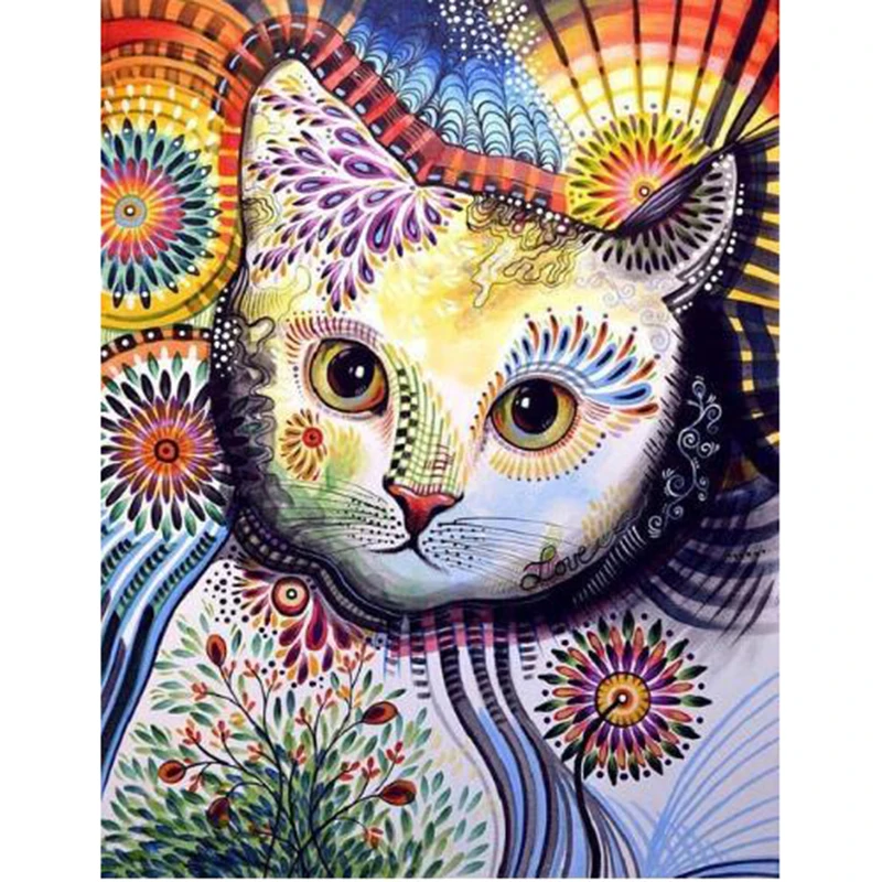 Full Square/Round diamond cross stitch Diamond embroidery cartoon cat painting icon Wall sticker mosaic home decoration children
Full Square/Round diamond cross stitch Diamond embroidery cartoon cat painting icon Wall sticker mosaic home decoration children