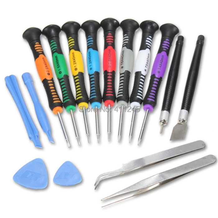 

16 in 1 Repair Pry Tools Screwdrivers Set Kit Precision For Apple For iPhone 5 4S 3GS For iPad 4 For Samsung For HTC For Nokia